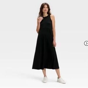 a new day Black Midi Dress